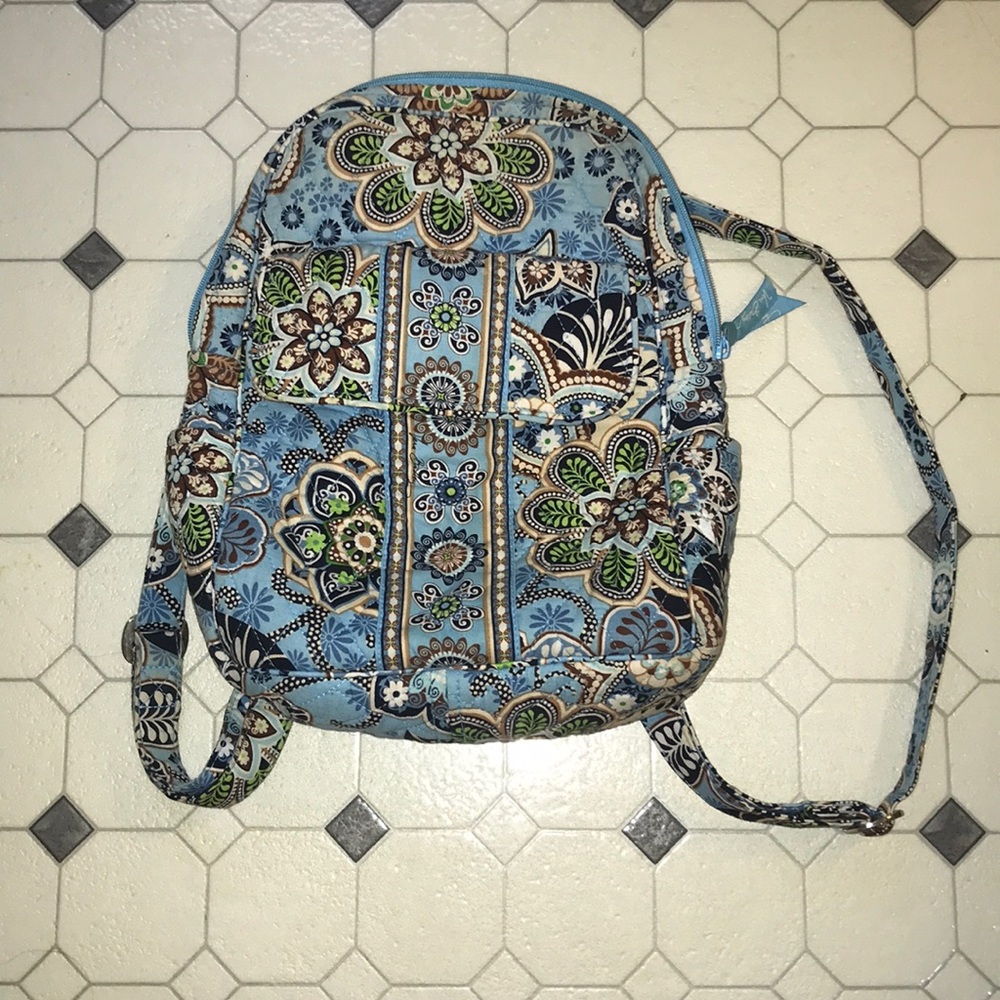 Vera Bradley Bali Blue Backpack [RETIRED PRINT]